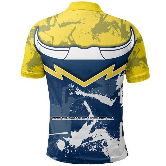 Camiseta Polo North Queensland Cowboys Rugby 2021 Indigena